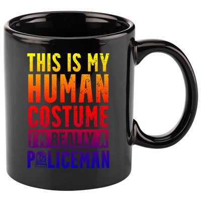 I'm Really A Policeman Police Officer Law Enforcement Gift 11oz C Handle Ceramic Mug