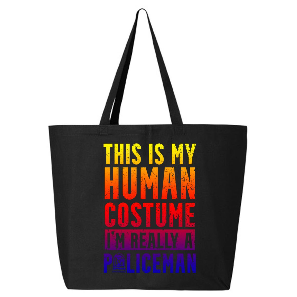 I'm Really A Policeman Police Officer Law Enforcement Gift 25L Jumbo Tote