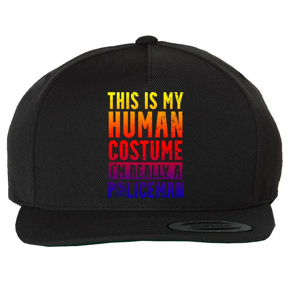 I'm Really A Policeman Police Officer Law Enforcement Gift Wool Snapback Cap