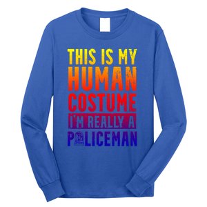 I'm Really A Policeman Police Officer Law Enforcement Gift Long Sleeve Shirt