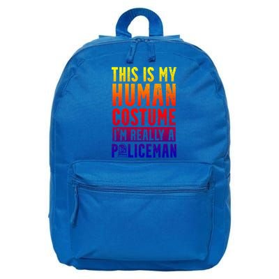 I'm Really A Policeman Police Officer Law Enforcement Gift 16 in Basic Backpack