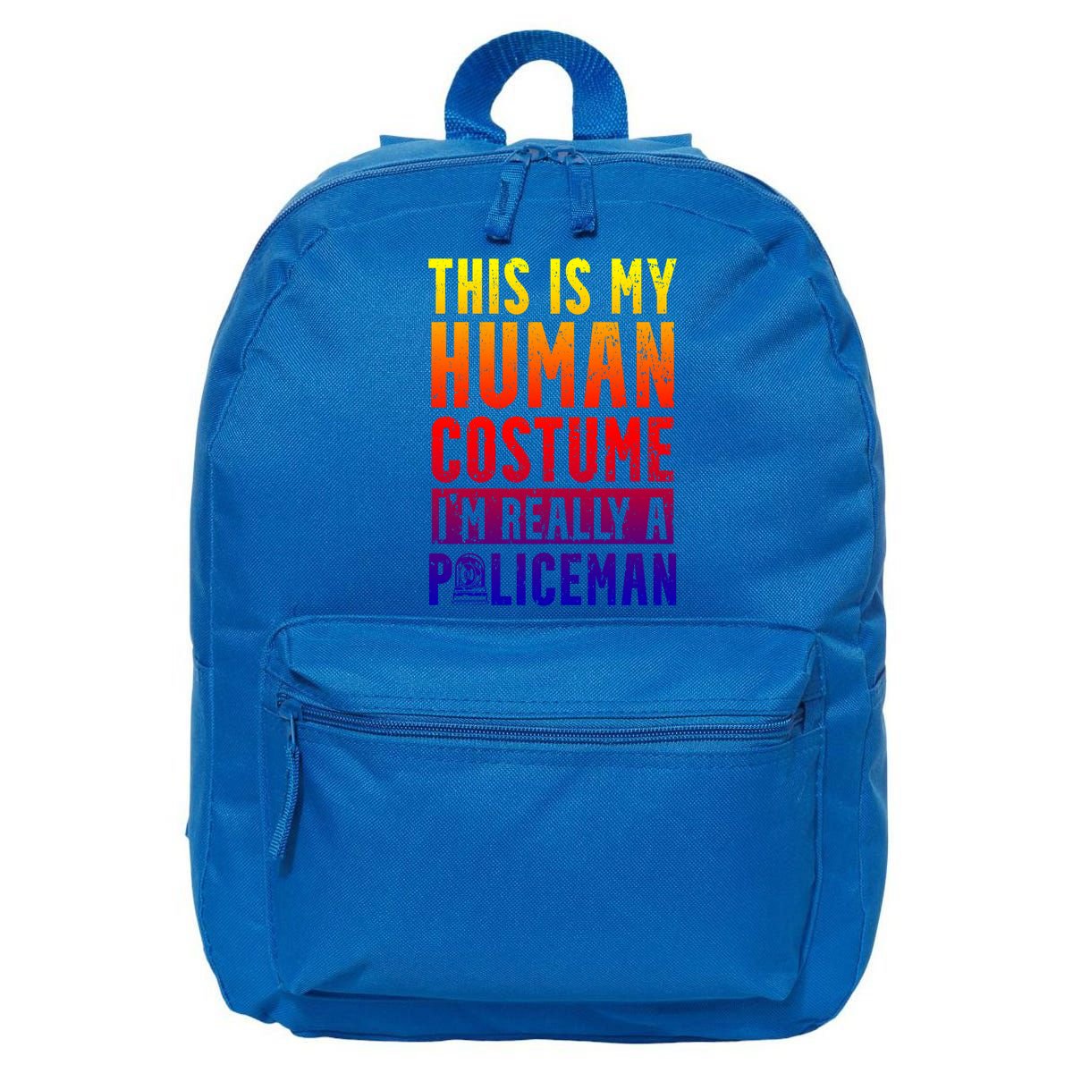 I'm Really A Policeman Police Officer Law Enforcement Gift 16 in Basic Backpack