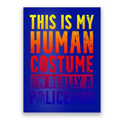 I'm Really A Policeman Police Officer Law Enforcement Gift Poster