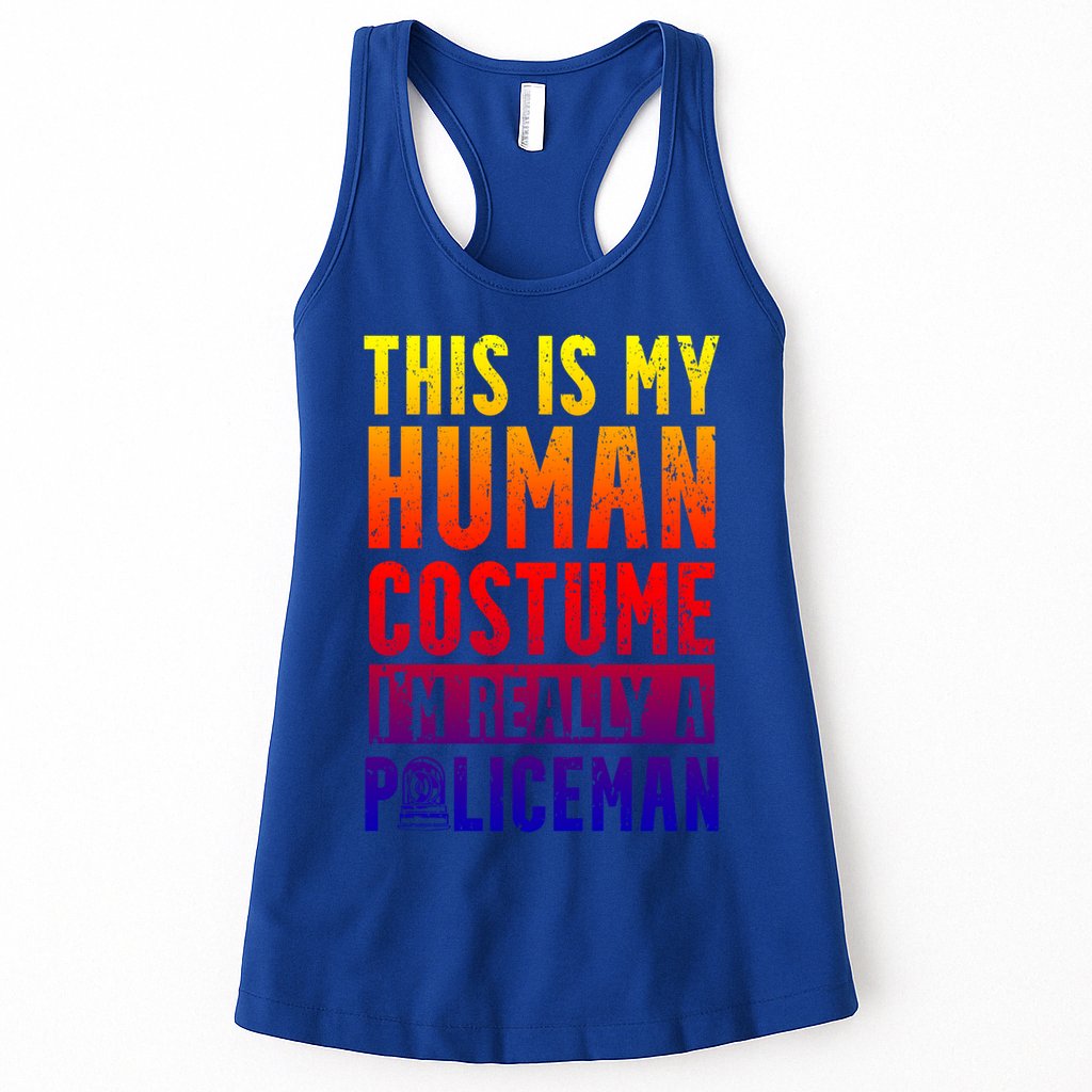 I'm Really A Policeman Police Officer Law Enforcement Gift Womens Tank Top