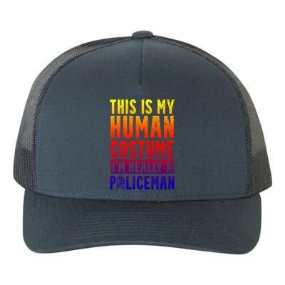 I'm Really A Policeman Police Officer Law Enforcement Gift Yupoong Adult 5-Panel Trucker Hat