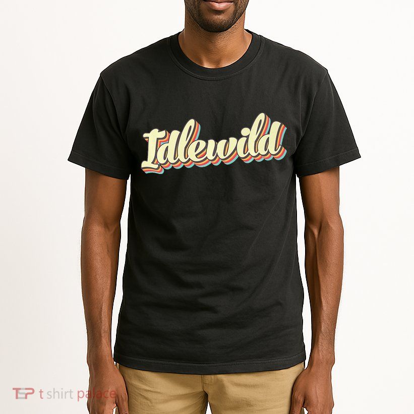 Idlewild Retro Art Baseball Font Vintage Tall T-Shirt
