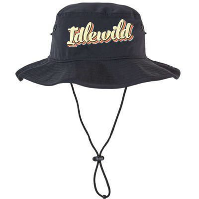 Idlewild Retro Art Baseball Font Vintage Bucket Hat
