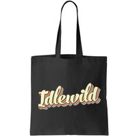 Idlewild Retro Art Baseball Font Vintage Bag