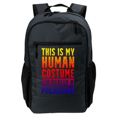 I'm Really A Policeman Police Officer Law Enforcement Gift Daily Commute Backpack