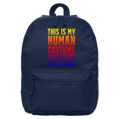 I'm Really A Policeman Police Officer Law Enforcement Gift 16 in Basic Backpack