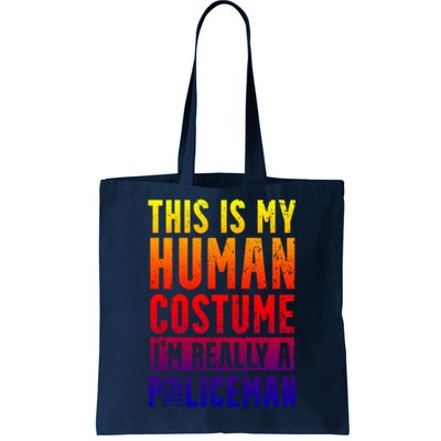 I'm Really A Policeman Police Officer Law Enforcement Gift Tote Bag