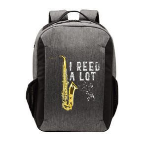 I Reed A Lot Funny Saxophonist Gift Jazz Music Saxophone Vector Backpack