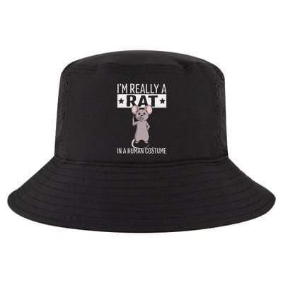 IM Really A Rat In A Human Costume Halloween Funny Cool Comfort Performance Bucket Hat