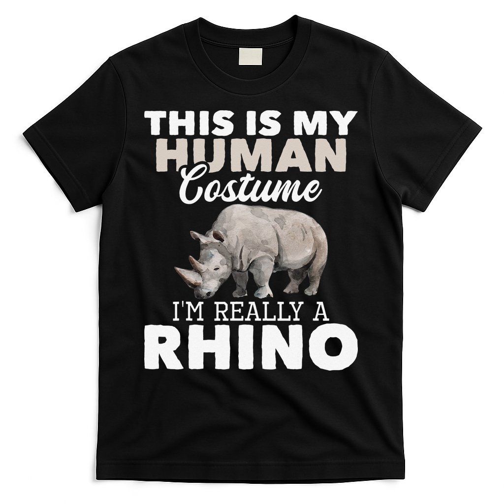 I'm Really A Rhino Rhinoceros Zoology Safari Animal Lover T-Shirt