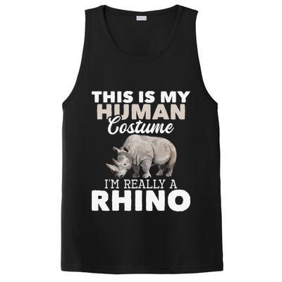 I'm Really A Rhino Rhinoceros Zoology Safari Animal Lover PosiCharge Competitor Tank