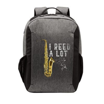 I Reed A Lot Funny Saxophonist Gift Jazz Music Saxophone Vector Backpack