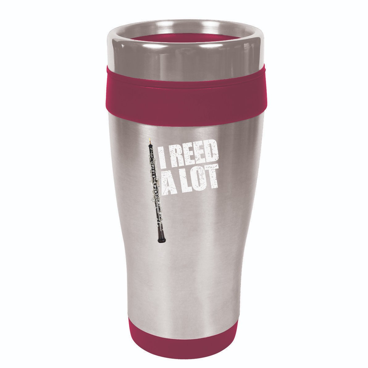 I Reed A Lot Oboe Player Funny Oboes Music Gift 16oz Travel Tumbler