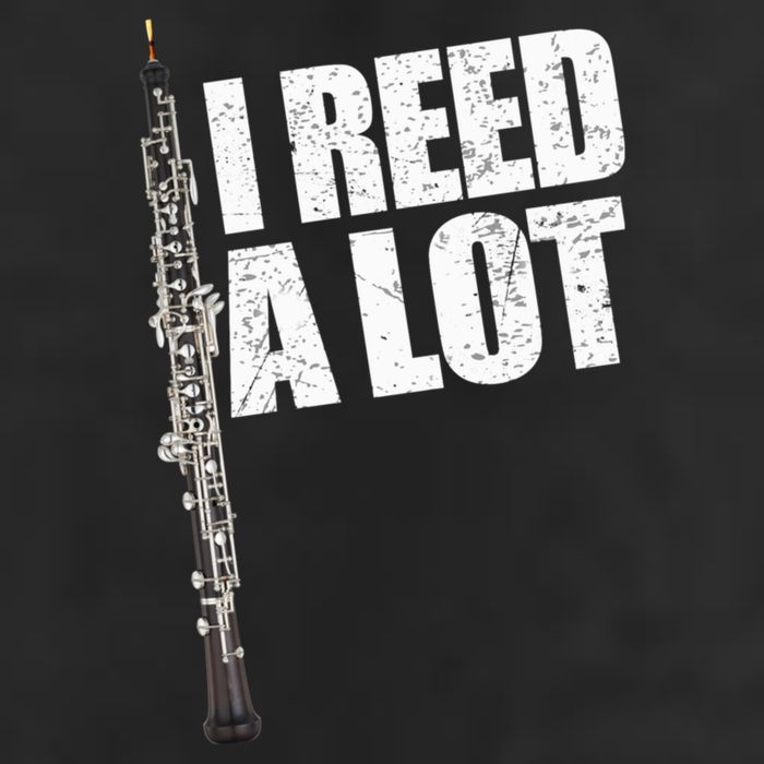 I Reed A Lot Oboe Player Funny Oboes Music Gift 7 Panel Mesh Trucker Snapback Hat