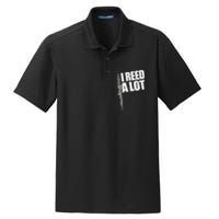 I Reed A Lot Oboe Player Funny Oboes Music Gift Dry Zone Grid Polo