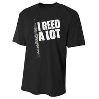 I Reed A Lot Oboe Player Funny Oboes Music Gift Performance Sprint T-Shirt