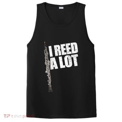 I Reed A Lot Oboe Player Funny Oboes Music Gift PosiCharge Competitor Tank