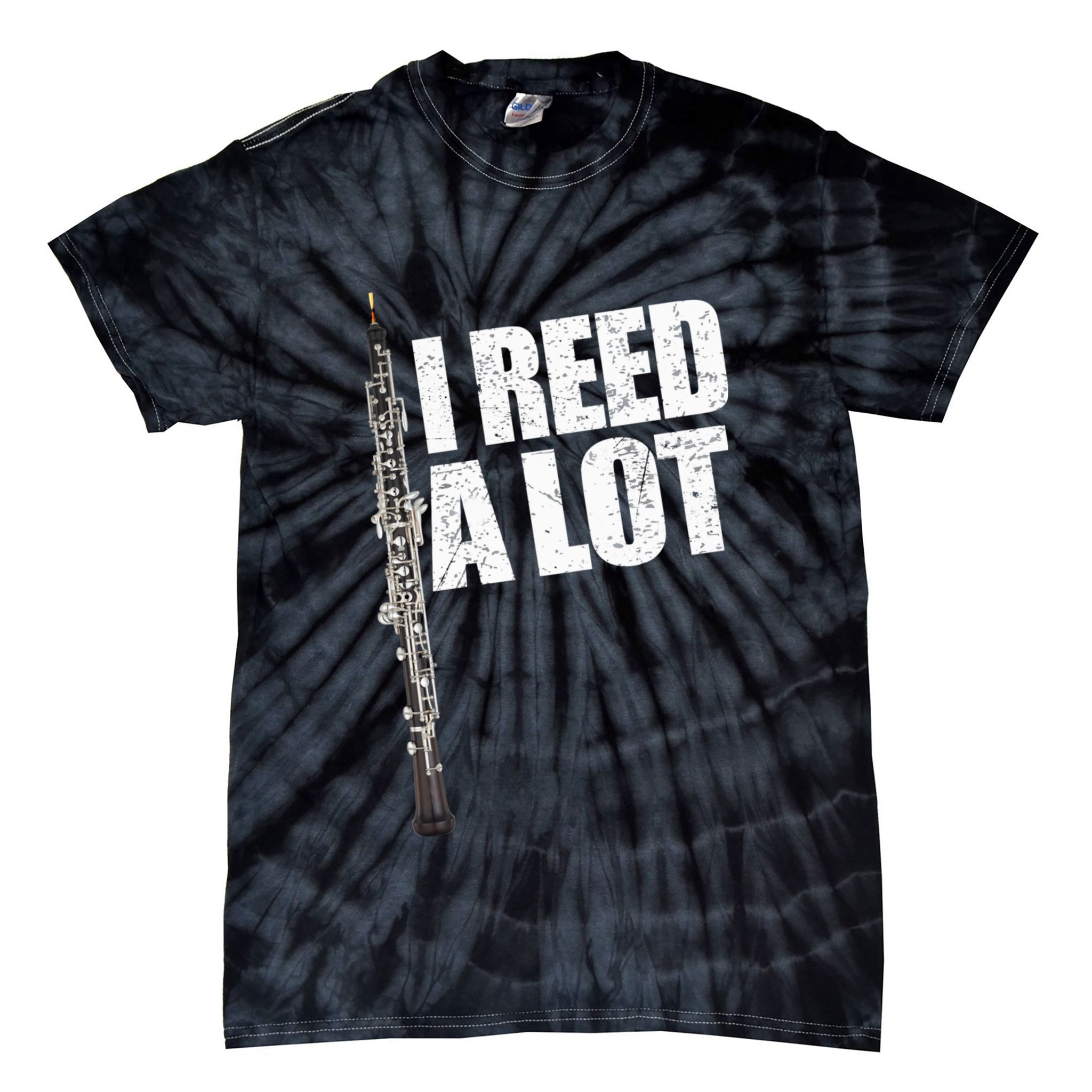 I Reed A Lot Oboe Player Funny Oboes Music Gift Tie-Dye T-Shirt