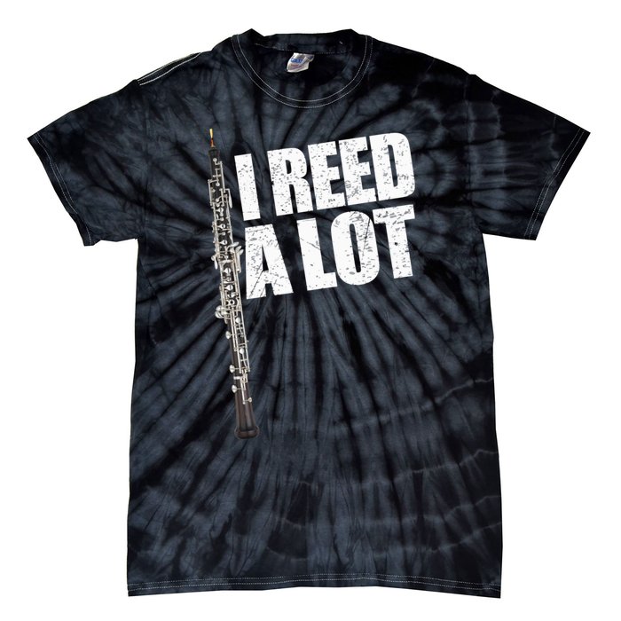 I Reed A Lot Oboe Player Funny Oboes Music Gift Tie-Dye T-Shirt