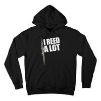 I Reed A Lot Oboe Player Funny Oboes Music Gift Tall Hoodie