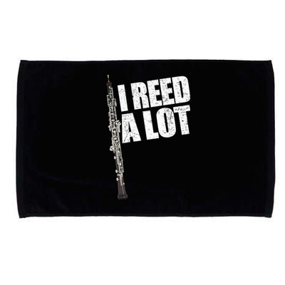 I Reed A Lot Oboe Player Funny Oboes Music Gift Microfiber Hand Towel