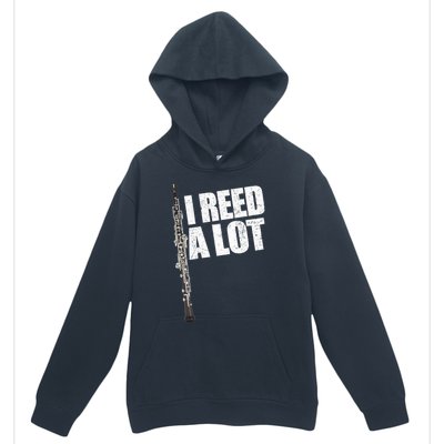 I Reed A Lot Oboe Player Funny Oboes Music Gift Urban Pullover Hoodie