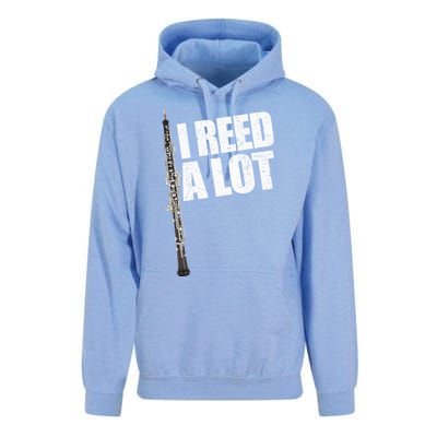 I Reed A Lot Oboe Player Funny Oboes Music Gift Unisex Surf Hoodie