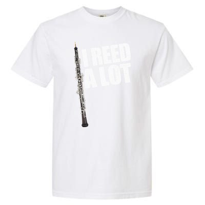 I Reed A Lot Oboe Player Funny Oboes Music Gift Garment-Dyed Heavyweight T-Shirt