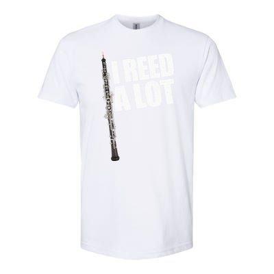 I Reed A Lot Oboe Player Funny Oboes Music Gift Softstyle CVC T-Shirt