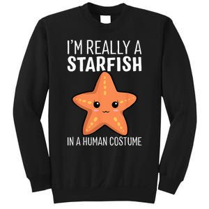 Im Really A Starfish In A Human Costume Halloween Funny Sweatshirt