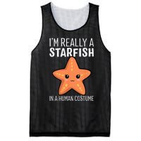 Im Really A Starfish In A Human Costume Halloween Funny Mesh Reversible Basketball Jersey Tank