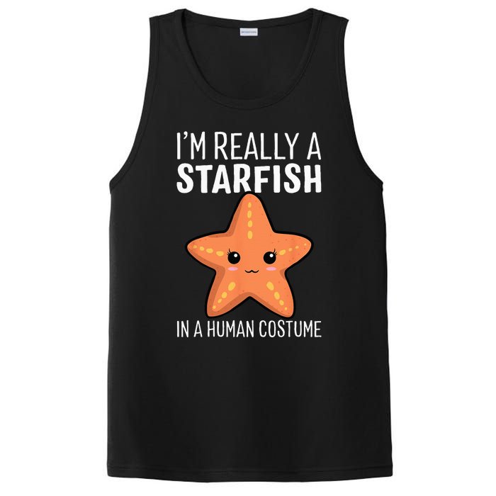 Im Really A Starfish In A Human Costume Halloween Funny PosiCharge Competitor Tank