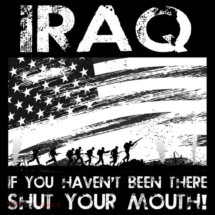 Iraq If You Haven't Been There Shut Your Mouth Youth Performance Sprint T-Shirt