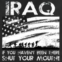 Iraq If You Haven't Been There Shut Your Mouth Golf Towel