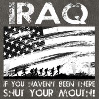 Iraq If You Haven't Been There Shut Your Mouth Cotton Canvas Backpack