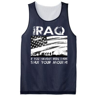 Iraq If You Haven't Been There Shut Your Mouth Mesh Reversible Basketball Jersey Tank