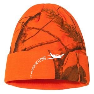 Id Rather Be Flying Airplane Pilot Kati Licensed 12" Camo Beanie