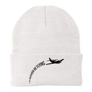 Id Rather Be Flying Airplane Pilot Knit Cap Winter Beanie