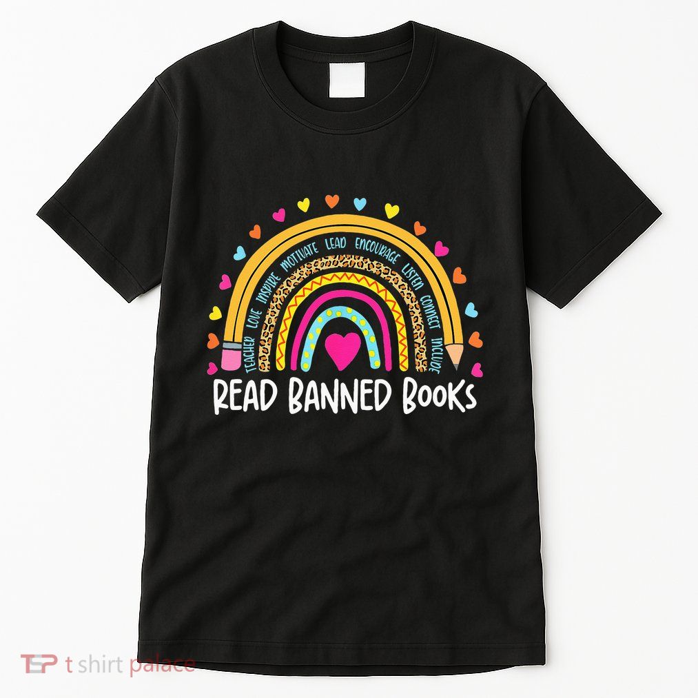I Read Banned Books Rainbow Readers Reading Gift Tall T-Shirt