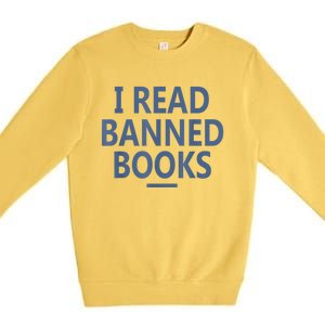 I Read Banned Books Iowa Student Premium Crewneck Sweatshirt