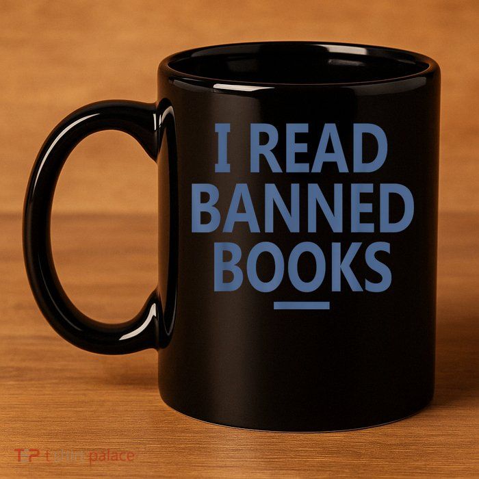 I Read Banned Books Iowa Student 11oz C Handle Ceramic Mug