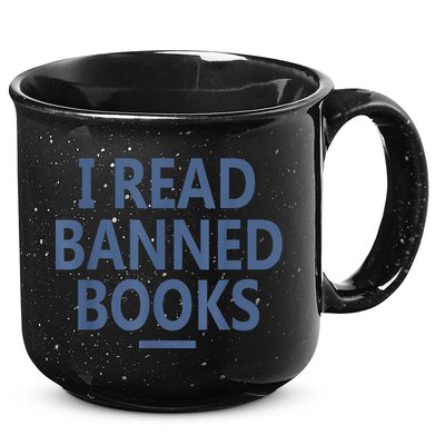 I Read Banned Books Iowa Student 15oz Campfire Ceramic Mug