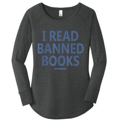 I Read Banned Books Iowa Student Women's Perfect Tri Tunic Long Sleeve Shirt