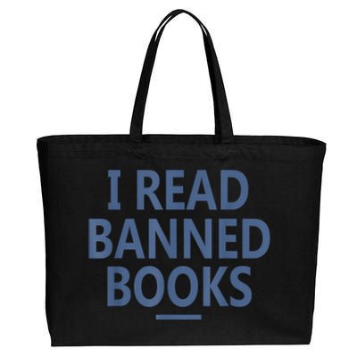 I Read Banned Books Iowa Student Cotton Canvas Jumbo Tote