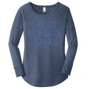 I Read Banned Books Iowa Student Women's Perfect Tri Tunic Long Sleeve Shirt