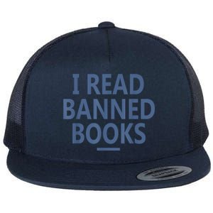 I Read Banned Books Iowa Student Flat Bill Trucker Hat